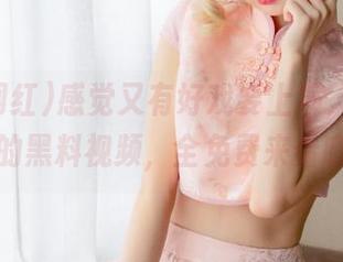 感觉又有好戏要上演，吃瓜网红的黑料视频，全免费来看哦！