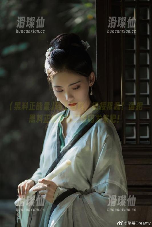 码上有料，链接帮我！请把黑料正能量的二维码发来吧！-滑璨仙